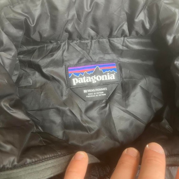 Patagonia nano-puff men's black full zip vest quilt outdoors M - Picture 3 of 5